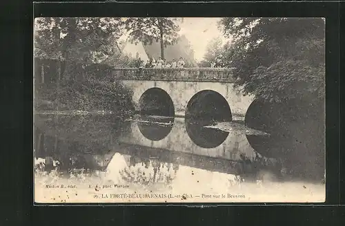 AK La Ferté-Beauharnais, Pont sur le Beuvron