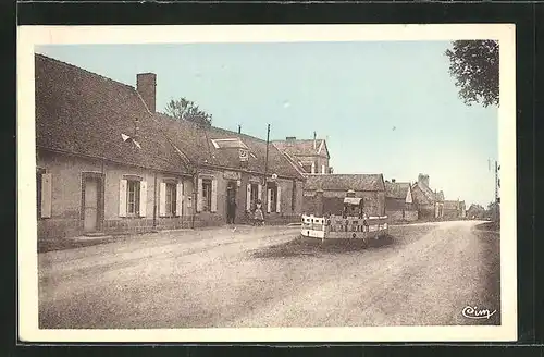 AK Ruan, Le Bourg, Place et Fontaine