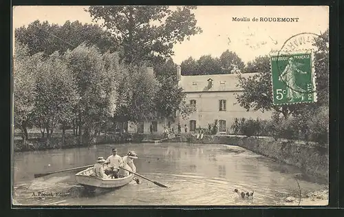 AK Rougemont, Blick zur Mühle