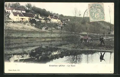 AK Chatillon-sur-Cher, la Cave