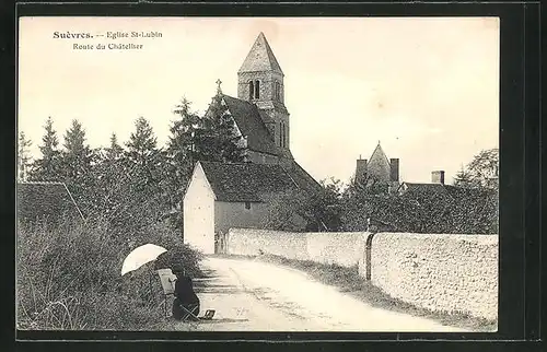 AK Suevres, Eglise Saint-Lubin