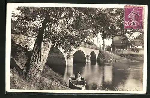 AK Salbris, le Pont sur la Sauldre