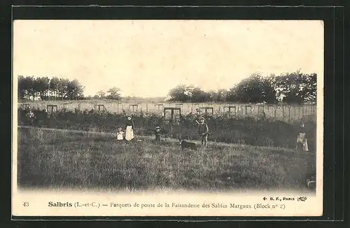 AK Salbris, Parquets de ponte de la Faisanderie des Sables Margaux