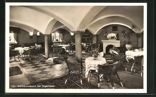 AK Schliersee, Gasthaus Schwärzenbach