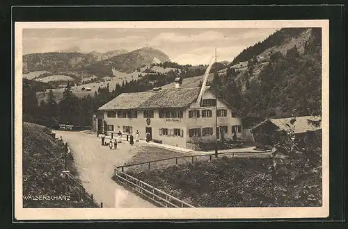 AK Oberstdorf, Gasthaus Walserschanz
