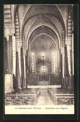 AK St. Héand, Interieur de l`Église