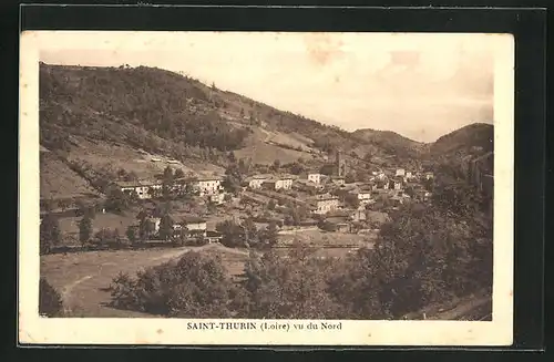 AK Saint-Thurin, Panorama vu du Nord