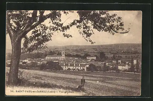 AK Saint-Paul-en-Jarrez, Vue générale