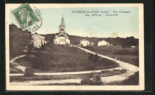 AK St-Régis-du-Coin, Vue Orientale, Teilansicht mit Kirche