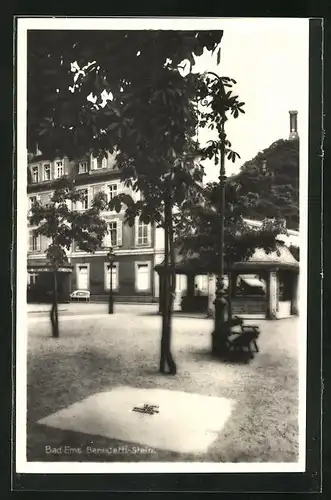 AK Bad Ems, Hotel zum Löwen, Benedetti Stein