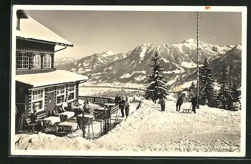 AK Oberstdorf, Alpenhotel Schönblick