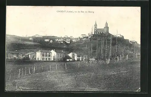 AK Crozet, vu du Bas au Bourg