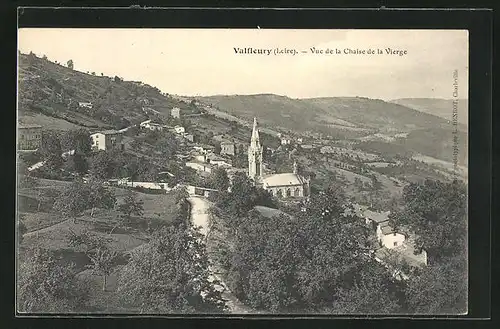 AK Valfleury, vue de la Chaise de la Vierge