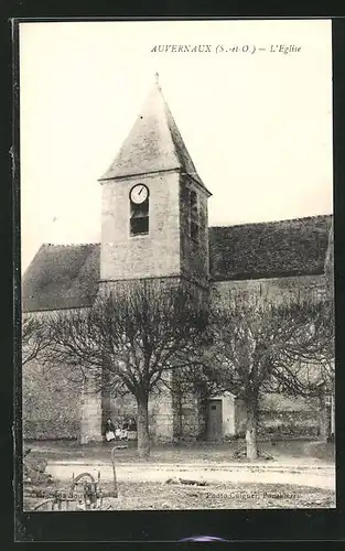 AK Auvernaux, L`Eglise, Kirche