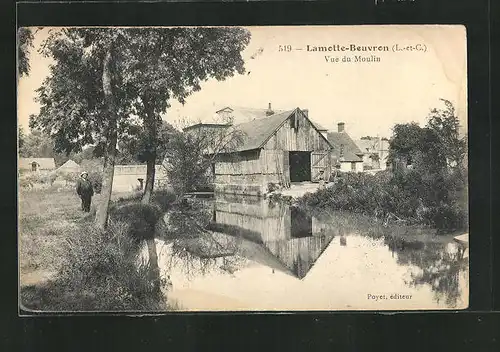 AK Lamotte-Beuvron, Vue du Moulin