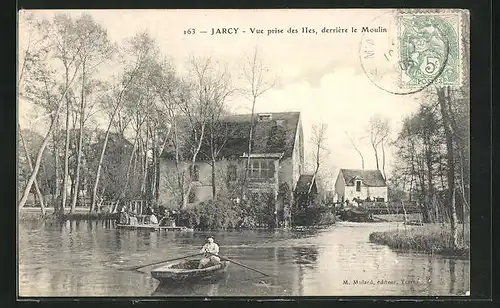 AK Jarcy, Vue prise des Iles, derrière le Moulin