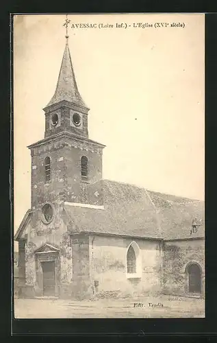 AK Avessac, L`Eglise, Kirche