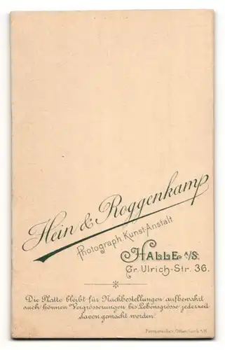 Fotografie Hein & Roggenkamp, Halle a. S., Portrait Dame in edler Bluse mit Spitze