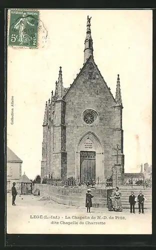 AK Legé, La Chapelle de N.-D. de Pitié..., Kirche