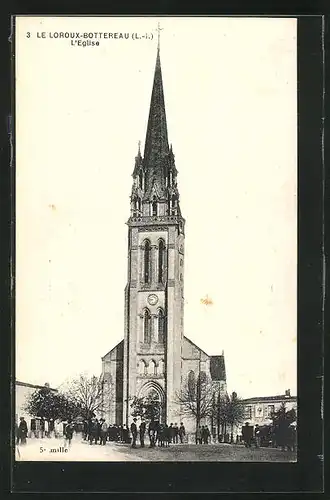 AK Le Loroux-Bottereau, L`Eglise, Kirche