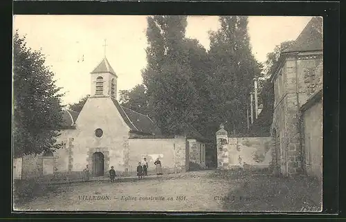 AK Villebon, Eglise construite en 1851