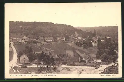 AK Buno-Bonnevaux, Vue Générale, Teilansicht vom Ort