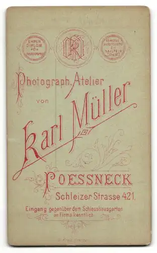 Fotografie Karl Müller, Poessneck, Eleganter Geschäftsmann mit Vollbart