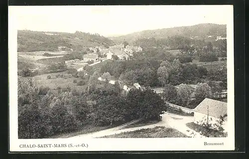 AK Chalo-Saint-Mars, Totalansicht des Ortes