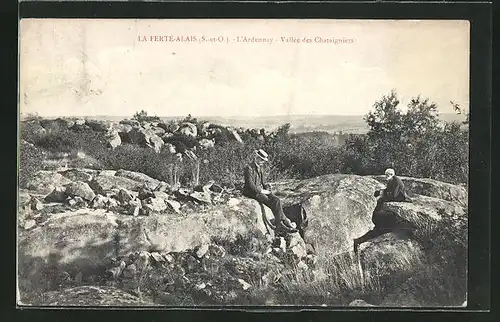 AK La Ferté-Alais, Vallée des Chataigniers