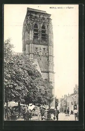 AK Mer, L`Eglise, Ansicht der Kirche