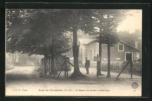 AK Bois de Verrières, La Maison des Gardes à l`Obélisque