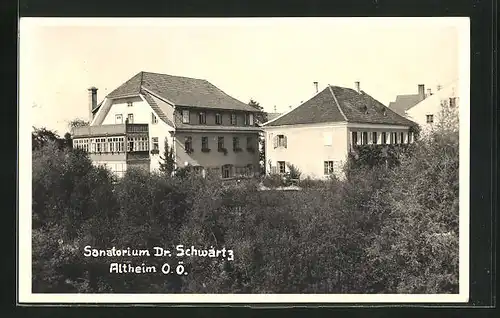 AK Altheim, Sanatorium von Dr. Schwartz im Sonnenschein