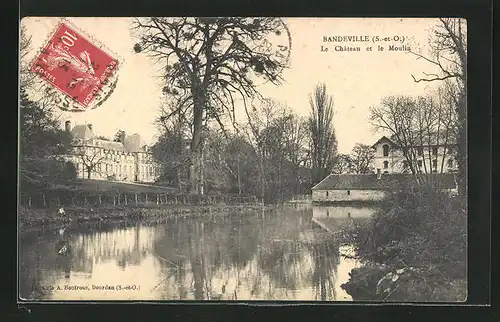 AK Bandeville, Le Château et le Moulin