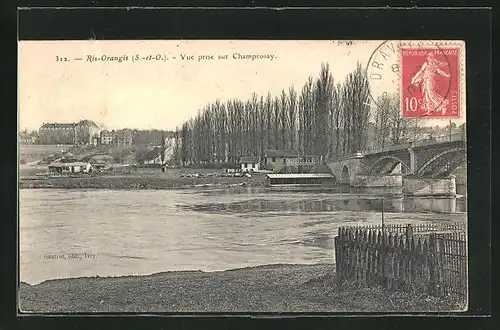 AK Ris Orangis, Vue prise sur Champrosay