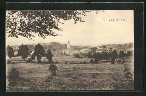 AK Val, Panoramablick auf den Ort