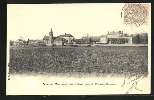 AK Morsang-sur-Seine, prise de Coudray-Monceaux