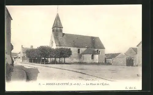 AK Boissy-le-Cutté, La Place de l'Église