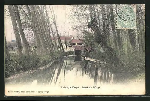 AK Epinay-sur-Orge, Bord de l'Orge