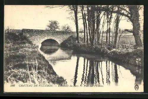 AK Chateau-de-Villebon, Extremite du Parc, Pont sur l'Yvette