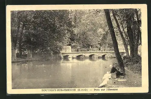 AK Boutigny-sur-Essonne, Pont sur l`Essonne