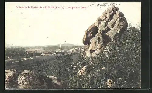 AK Baulne, Vue prise du Tertre, Panorama