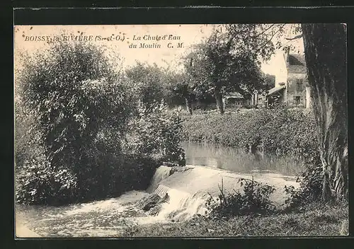 AK Boissy-la-Riviere, La Chute d`Eaudu Moulin