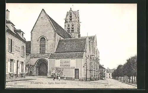 AK Etampes, Eglise Saint-Gilles, Kirche
