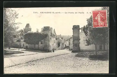 AK Arpajon, La Porte de Paris