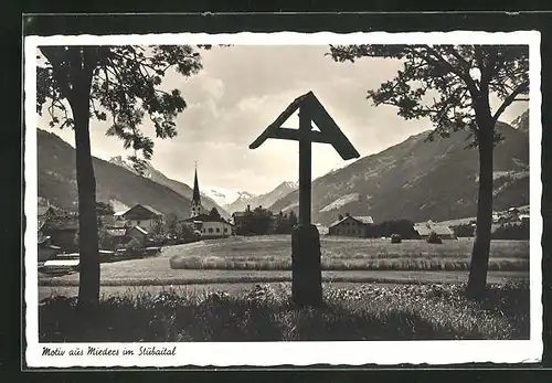 AK Mieders im Stubaital, Blick zum Ort