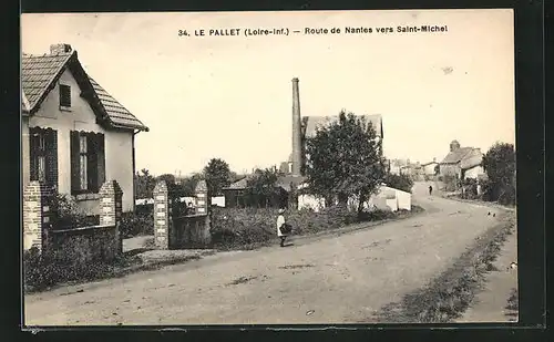 AK Le Pallet, Route de Nantes vers Saint-Michel