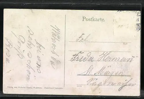 AK Löffingen, Wallfahrtskirche und Gnadenbild Schneekreuz