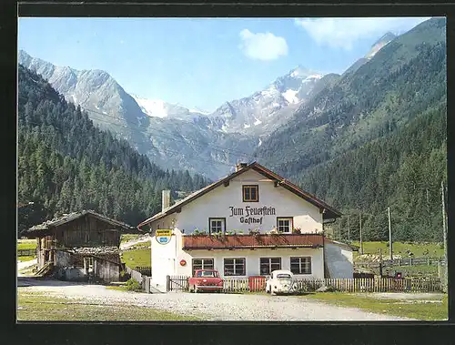 AK Gschnitz, Gasthof zum Feuerstein