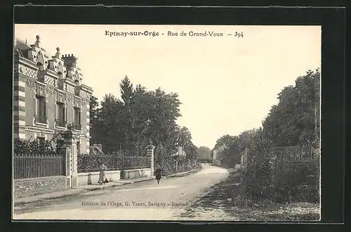 AK Epinay-sur-Orge, Rue de Grand-Vaux