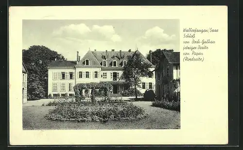AK Wallerfangen / Saar, Schloss von Boch-Galhau, Nordseite